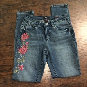 Cute embroidered jeans